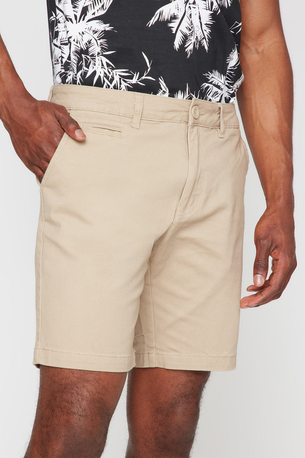 Men Basic Chino Short Khaki