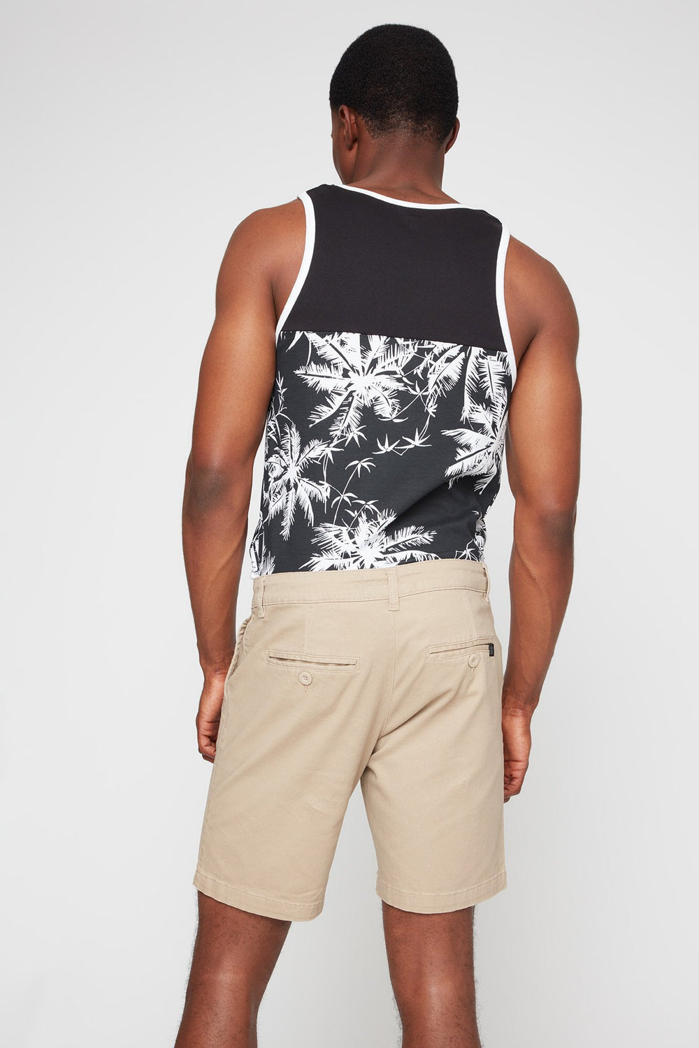 Men Basic Chino Short Khaki
