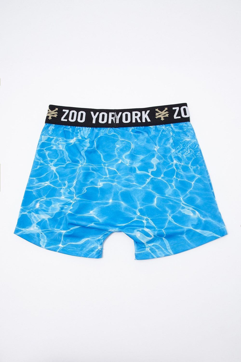 Men Zoo York Pool Waves Graphic Boxer Brief Light Blue