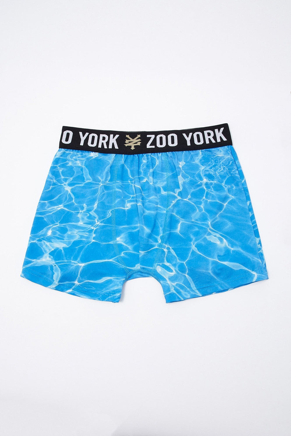 Men Zoo York Pool Waves Graphic Boxer Brief Light Blue