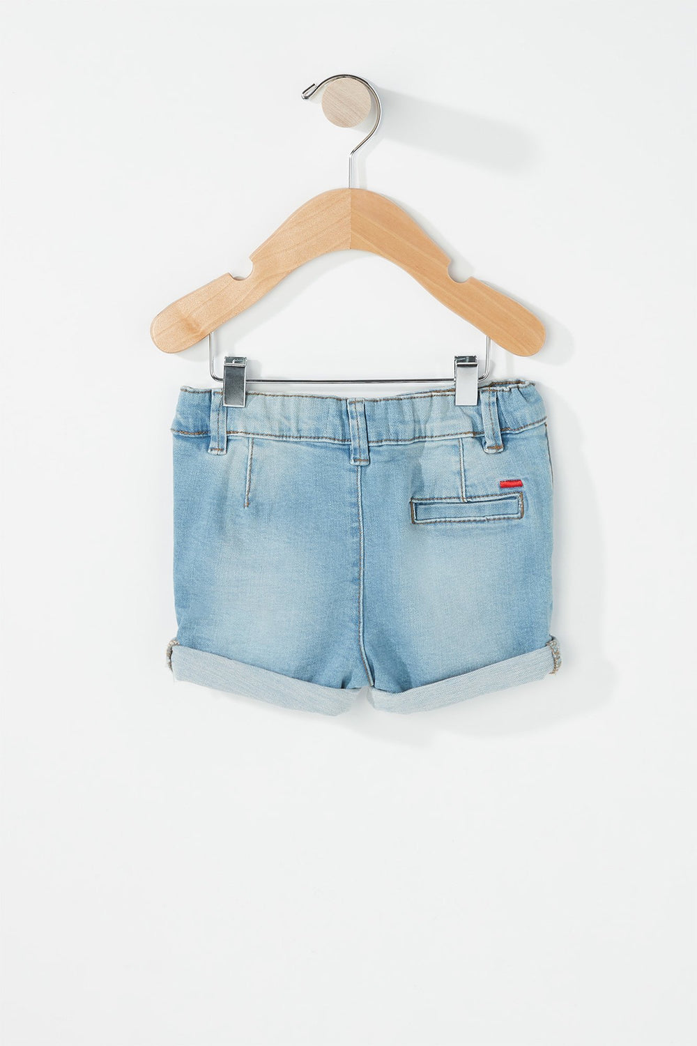 Kids Baby Boy Chino Roll-Up Denim Short Light Blue