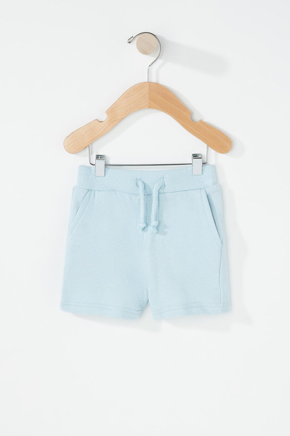 Kids Baby Boy Fleece Drawstring Short Light Blue