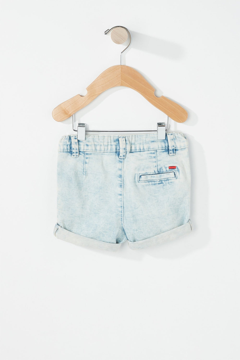 Kids Baby Boy Chino Roll-Up Denim Short Light Denim Blue