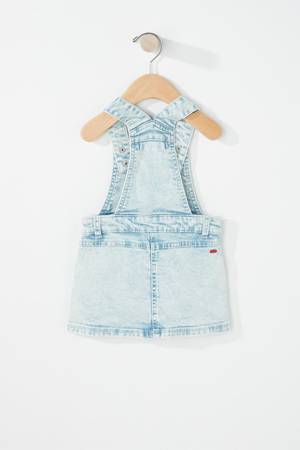 Kids Baby Girl Denim Overall Dress Light Denim Blue