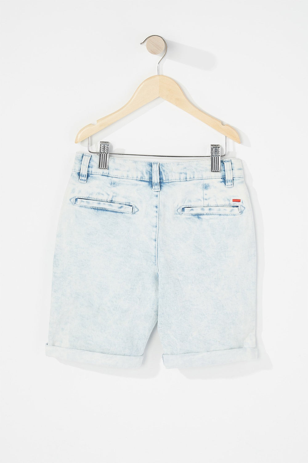 Kids Boys Chino Denim Short Light Denim Blue