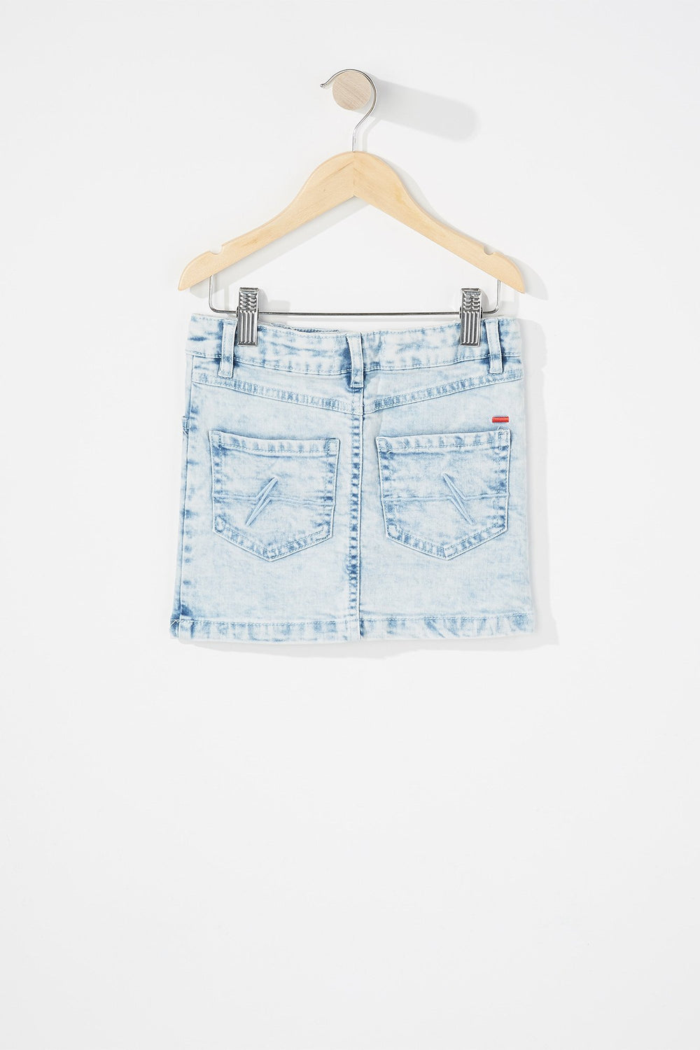 Kids Girls Denim Skirt Light Denim Blue