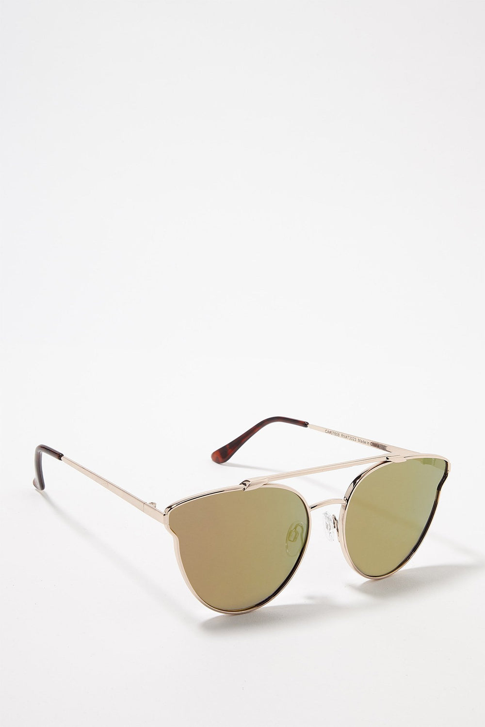 Women Round Clubmasters Cateye Sunglasses With Brow Bar Light Grey