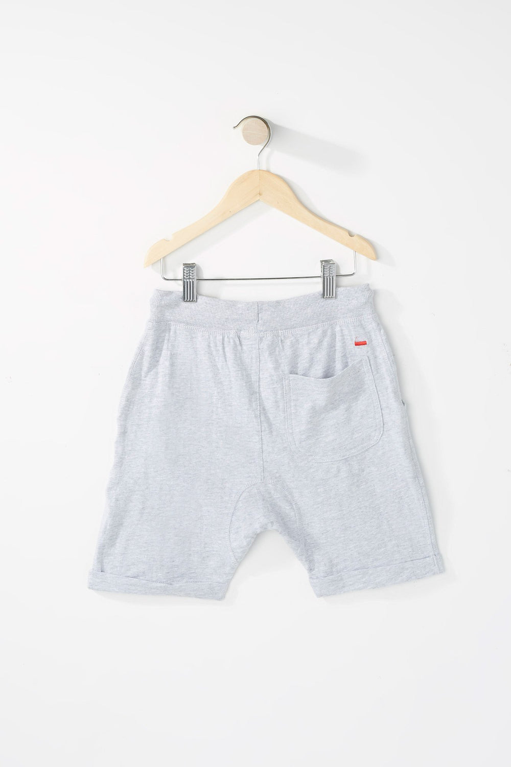 Kids Boys Lightweight Drawstring Short Light Grey