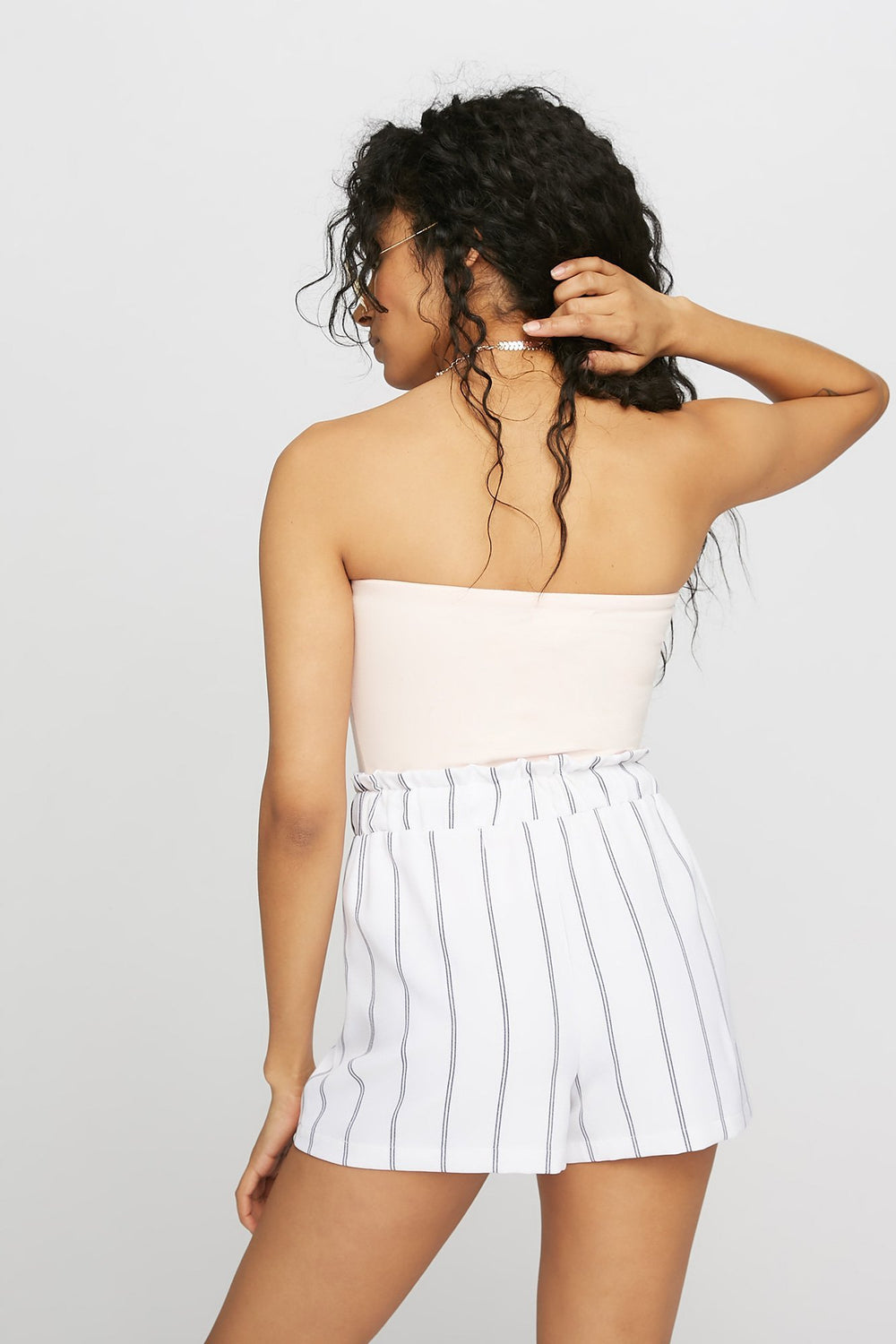 Women Basic Tube Top Light Pink