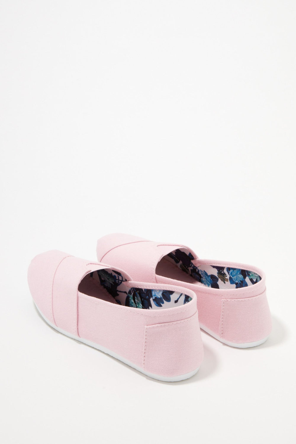 Women Canvas Slip-On Sneakers Light Pink