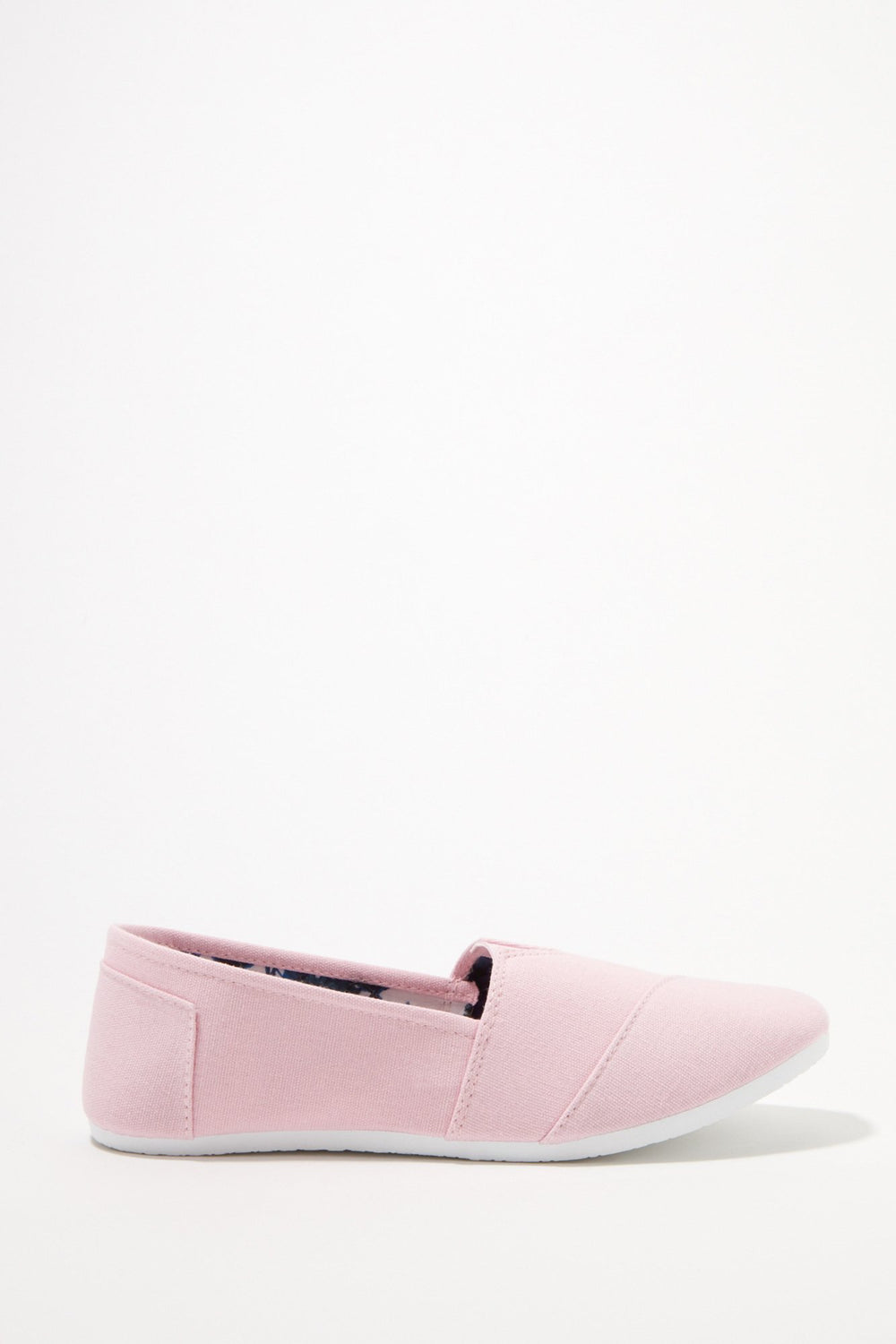 Women Canvas Slip-On Sneakers Light Pink