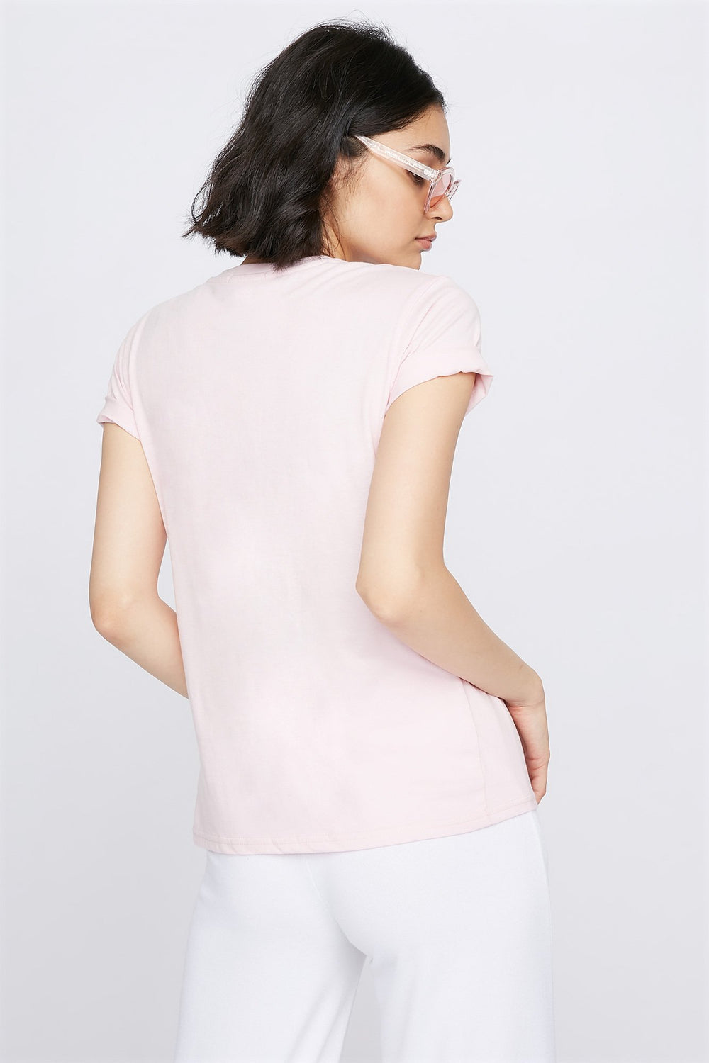 Women Hello Kitty Graphic T-Shirt Light Pink