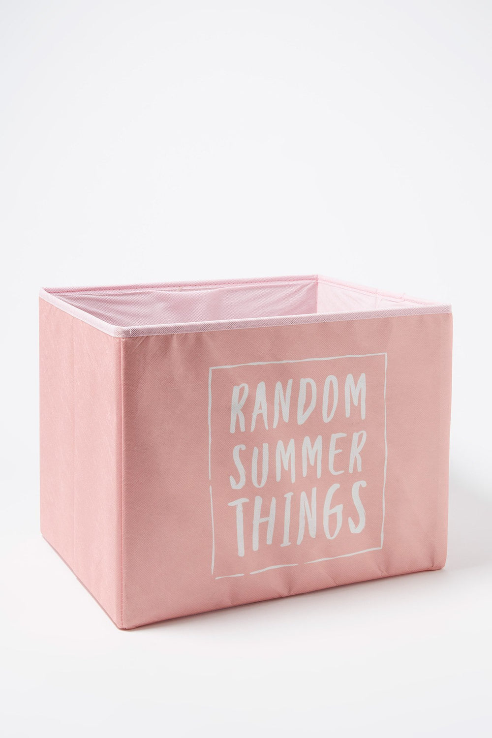 Women Random Summer Things Storage Box Light Pink