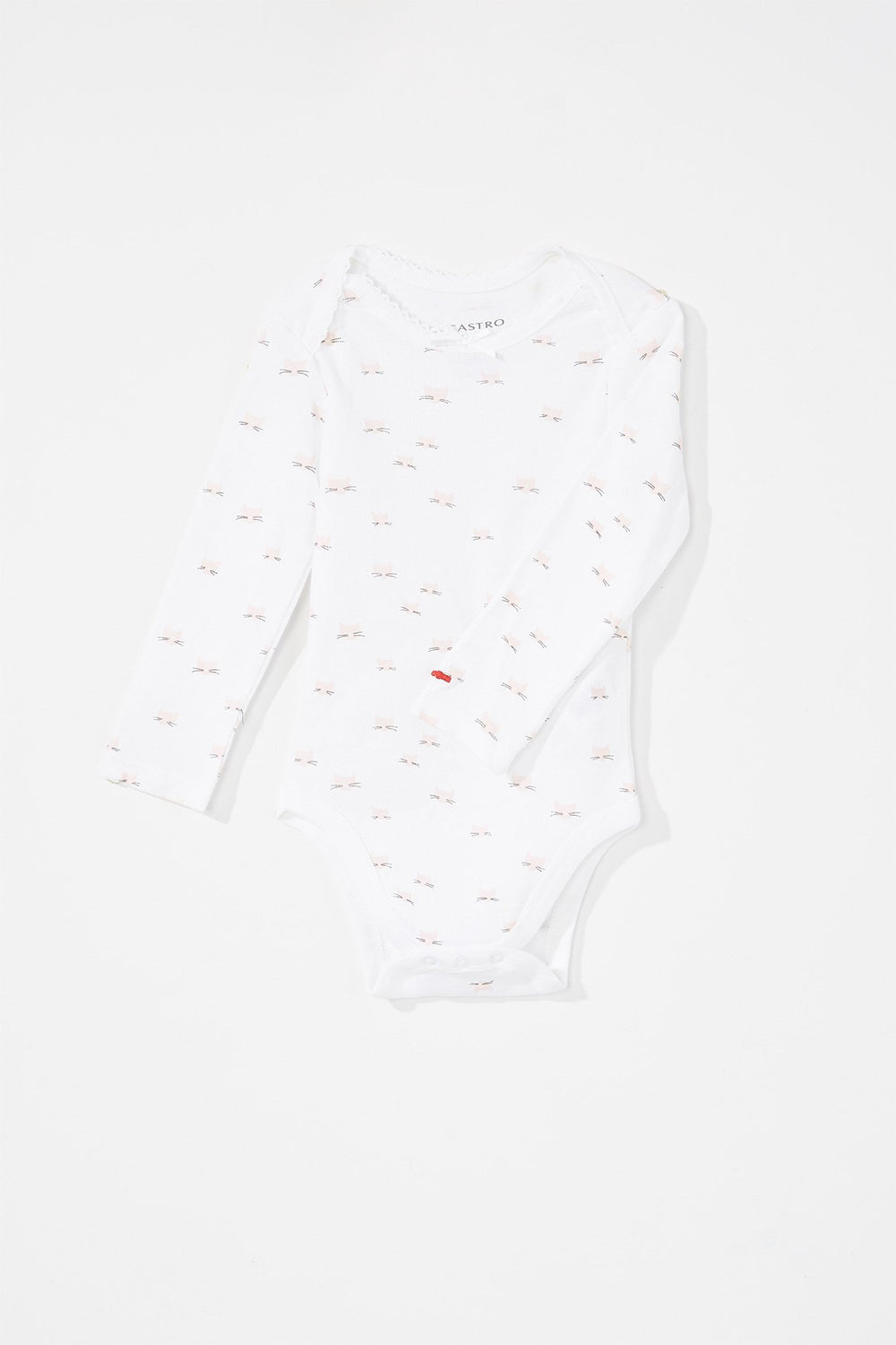 Kids Baby Girl 5-Piece Cat Bodysuit Set Light Pink