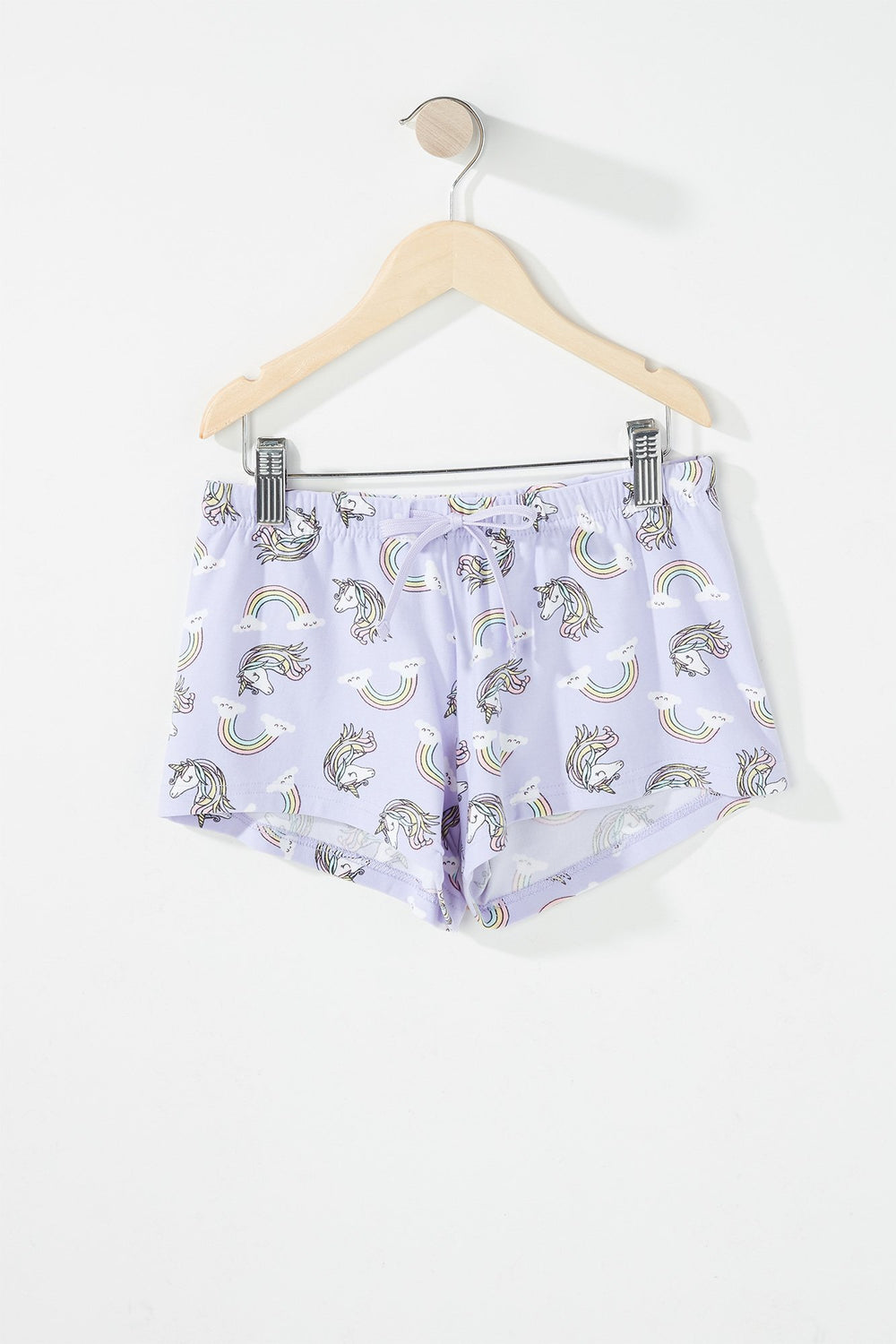 Kids Girls 2-Piece Graphic T-Shirt & Short Pajama Set Light Pink