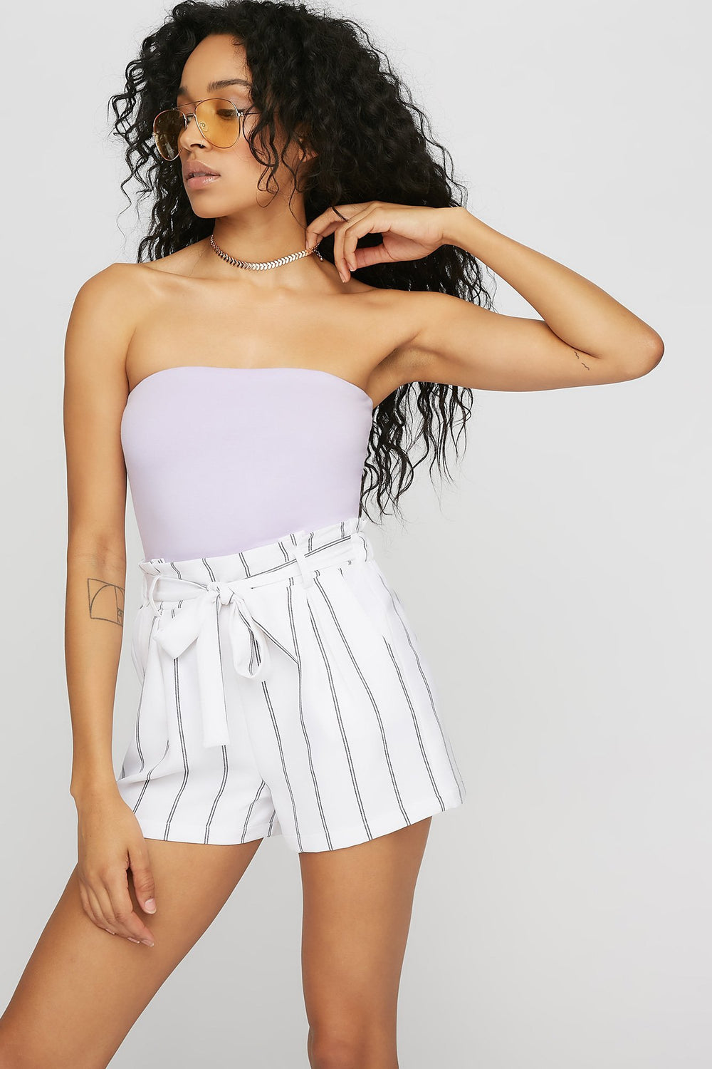 Women Basic Tube Top Lilac