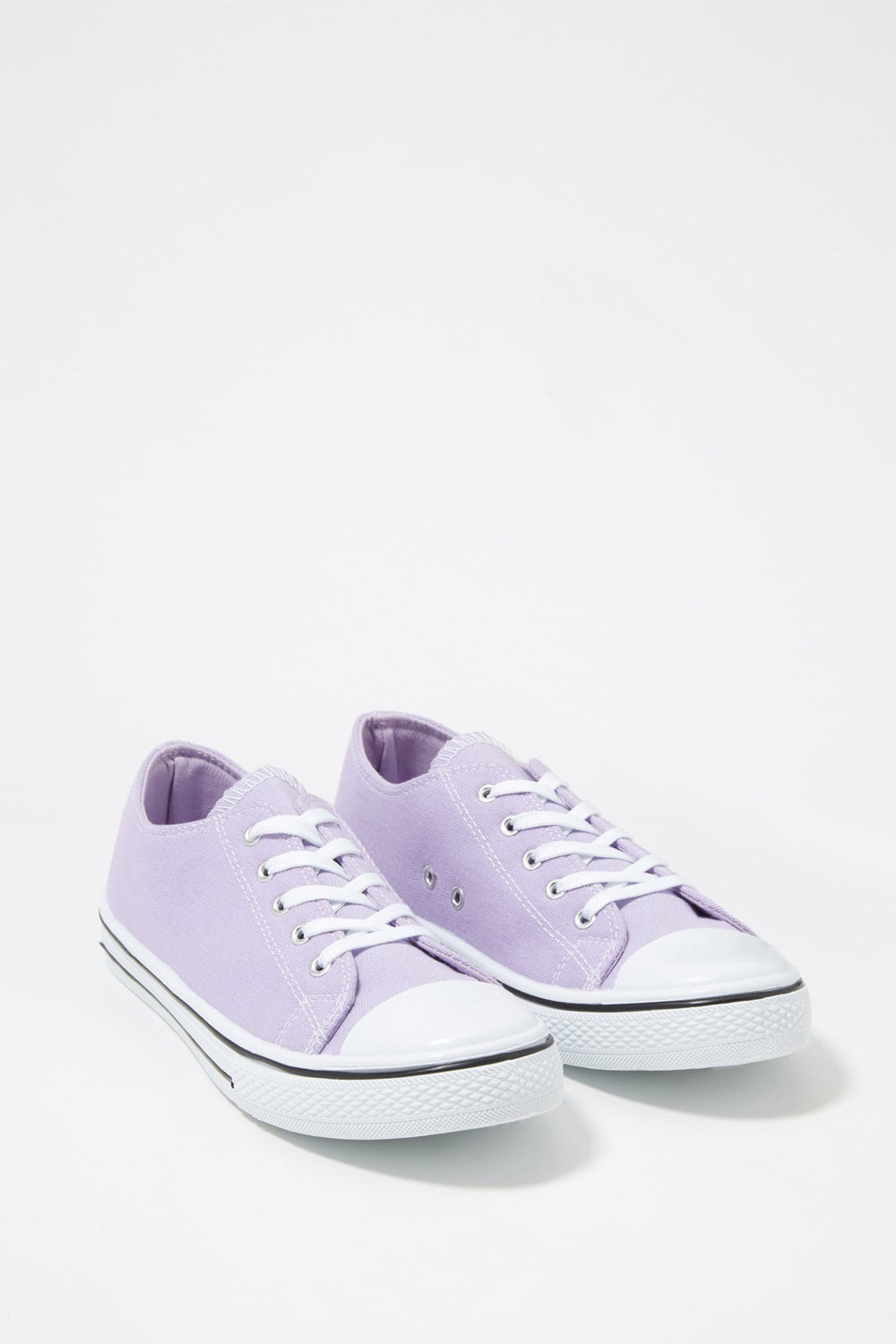 Women Espadrilles en toiles lacées Lilas