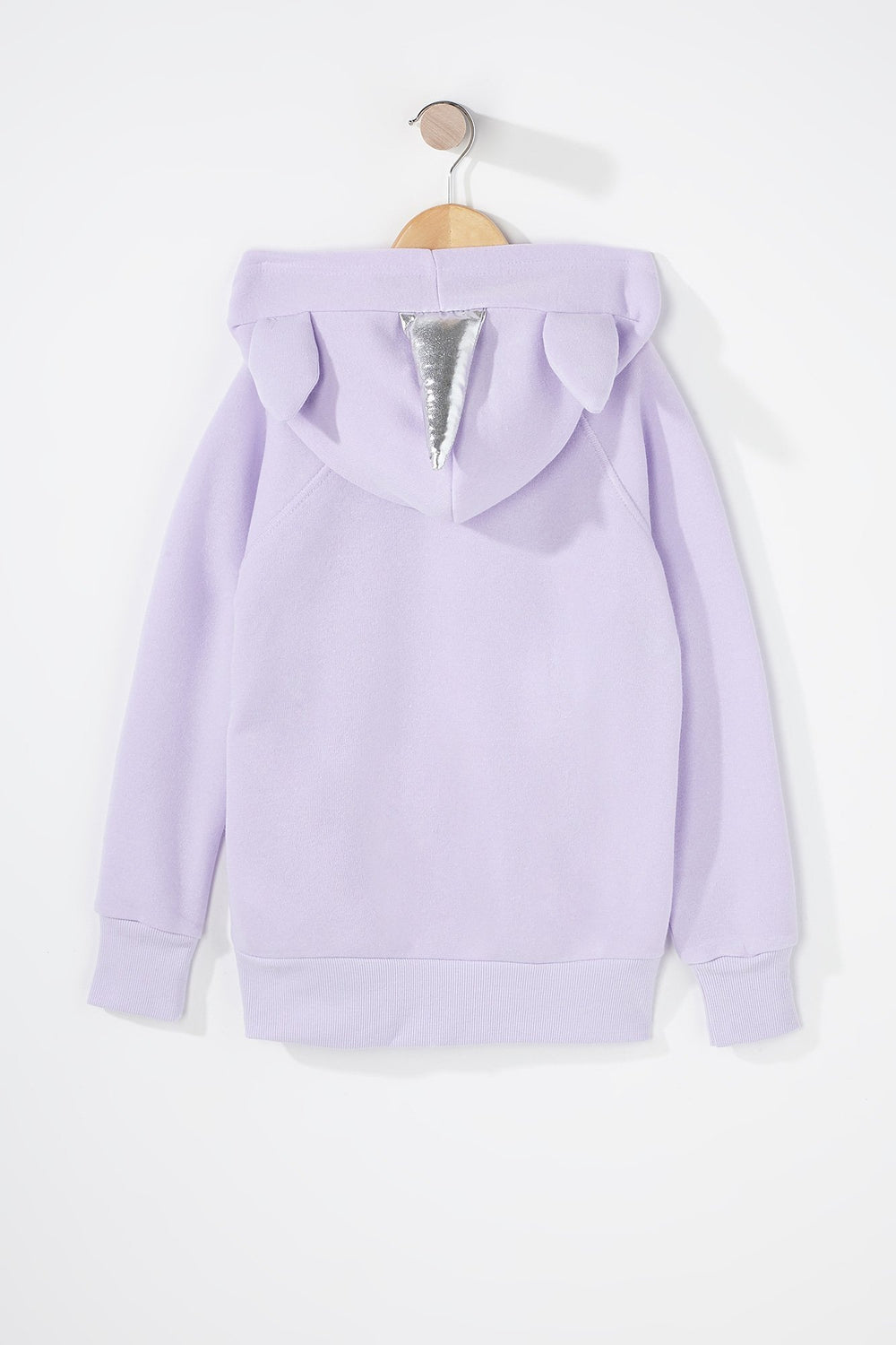 Kids Haut à capuchon à enfiler Licorne pourpre pour fille Lilas