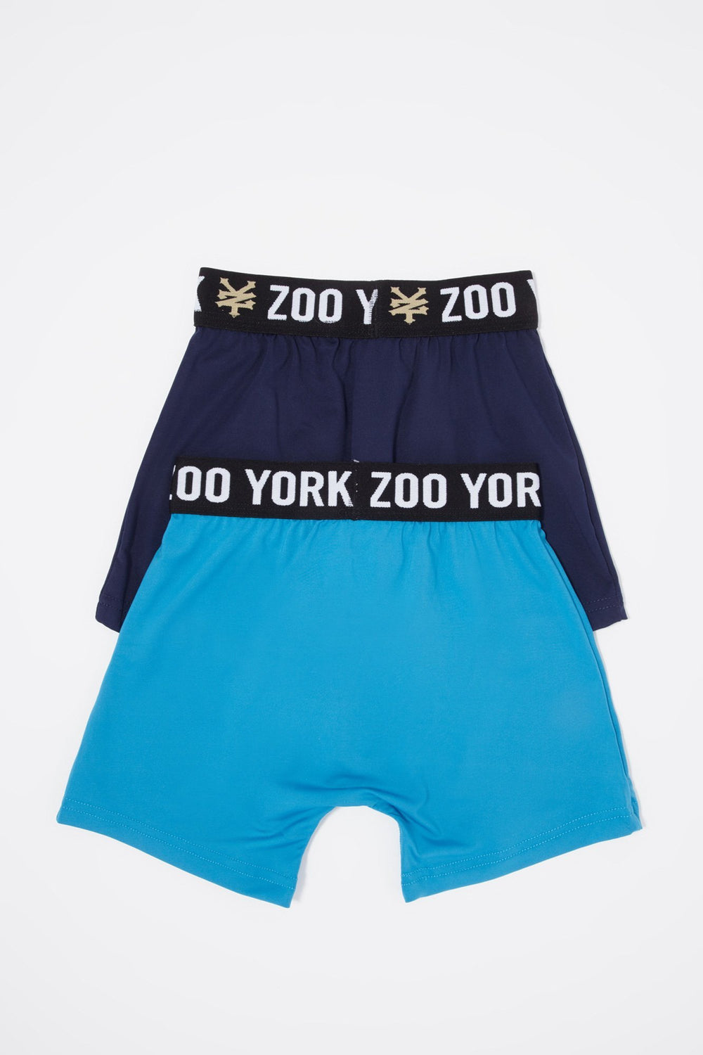 Kids Caleçons Zoo York avec bande bleue pour garçon (2 paires) Marine