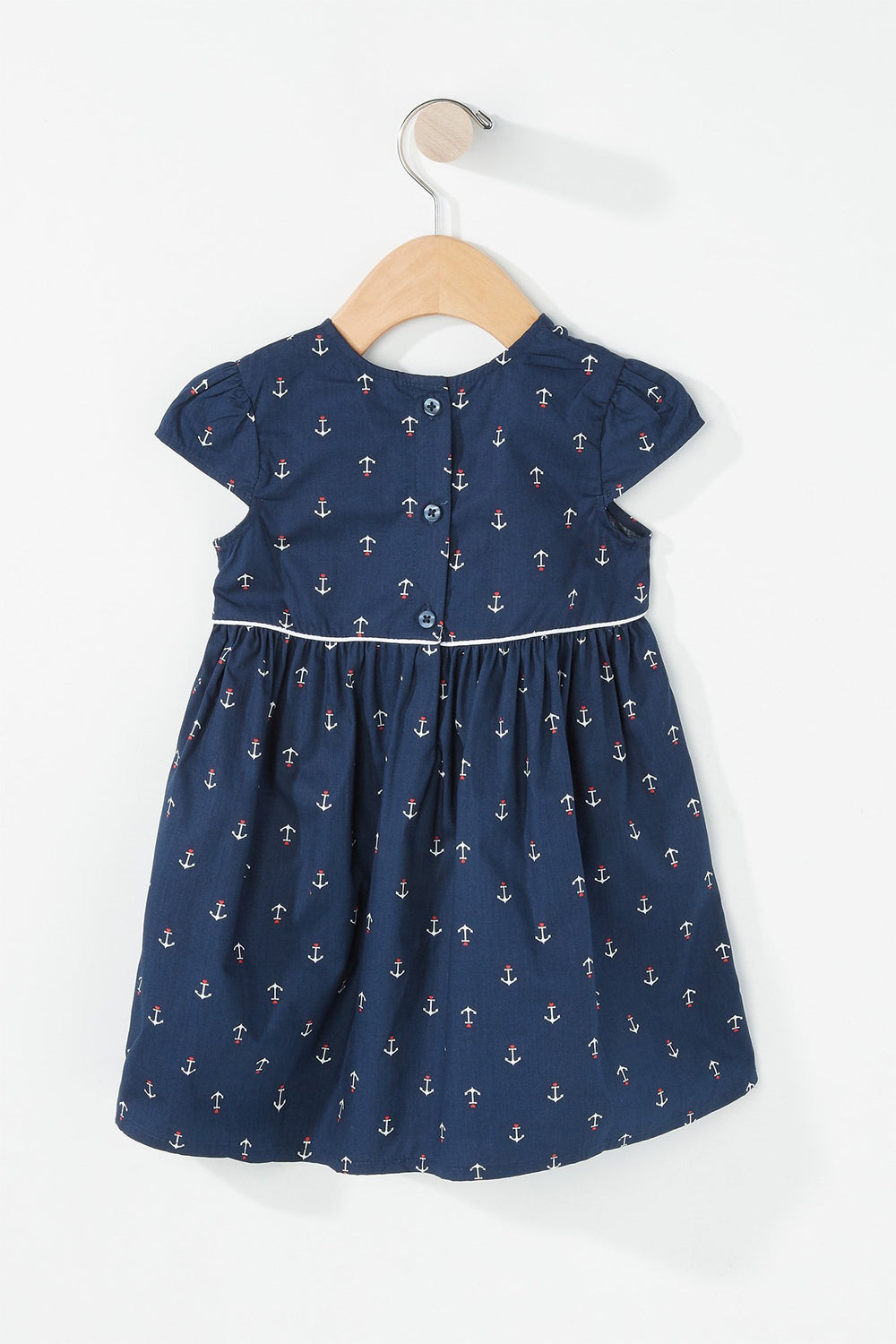 Kids Robe à imprimé Ancre pour bébé fille Marine