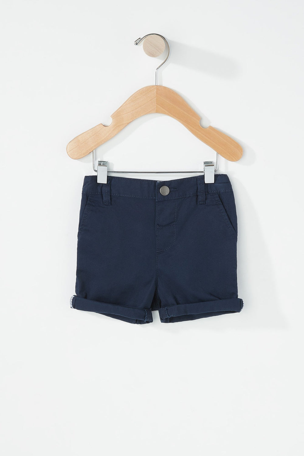 Kids Short coloré à revers roulés pour bébé garçon Marine