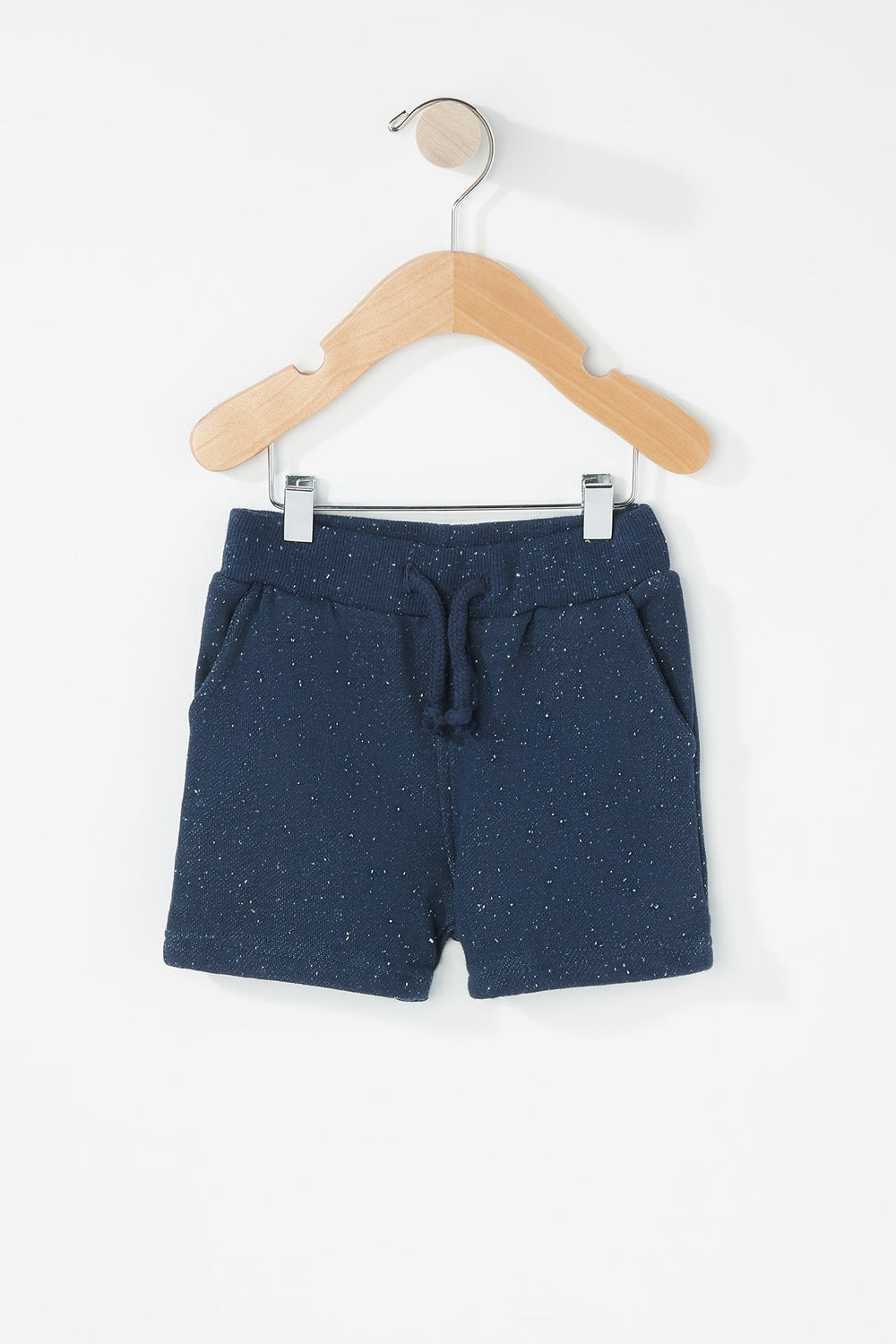 Kids Short en molleton à taille coulissante pour bébé garçon Marine