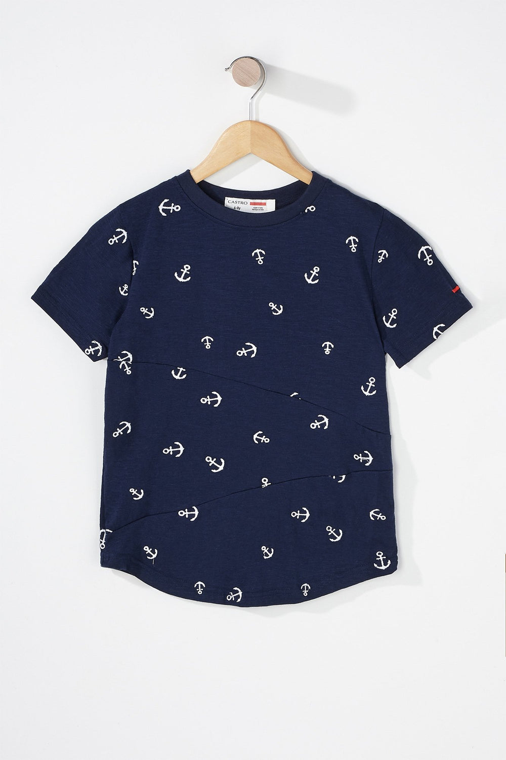 Kids T-shirt à imprimé Ancre pour garçon Marine