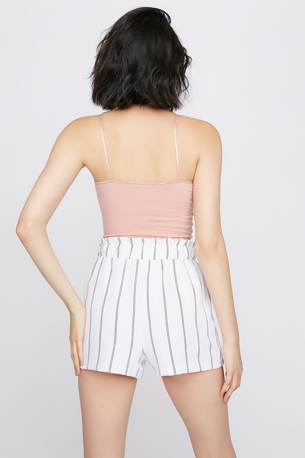 Women Camisole de base super extensible Mauve