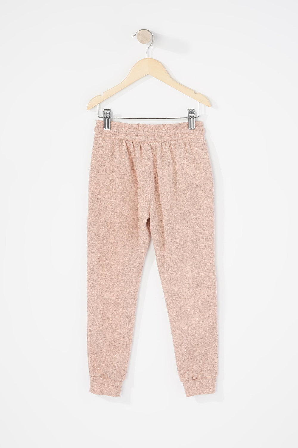 Kids Girls Fleece Drawstring Jogger Mauve