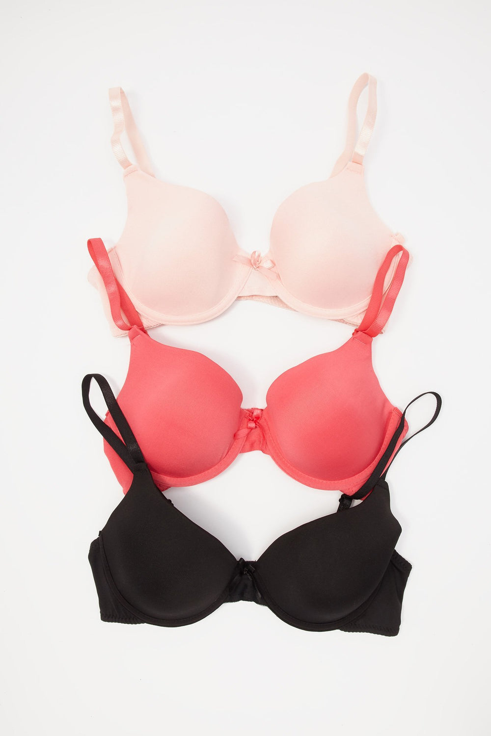 Women Pink T-Shirt Bra (3 Pack) Multi