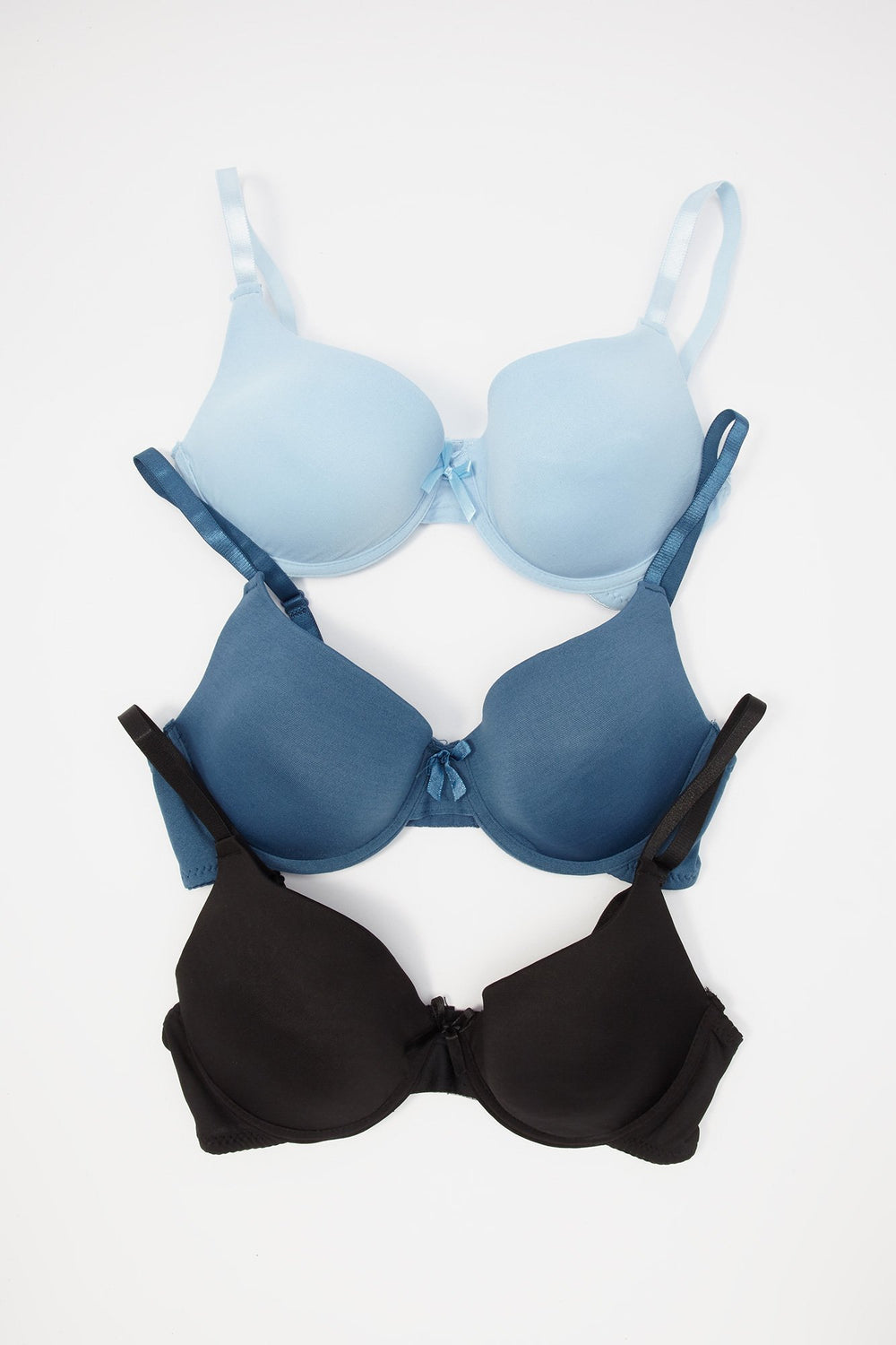 Women Soutien-gorge invisible bleu (3 unités) Multi