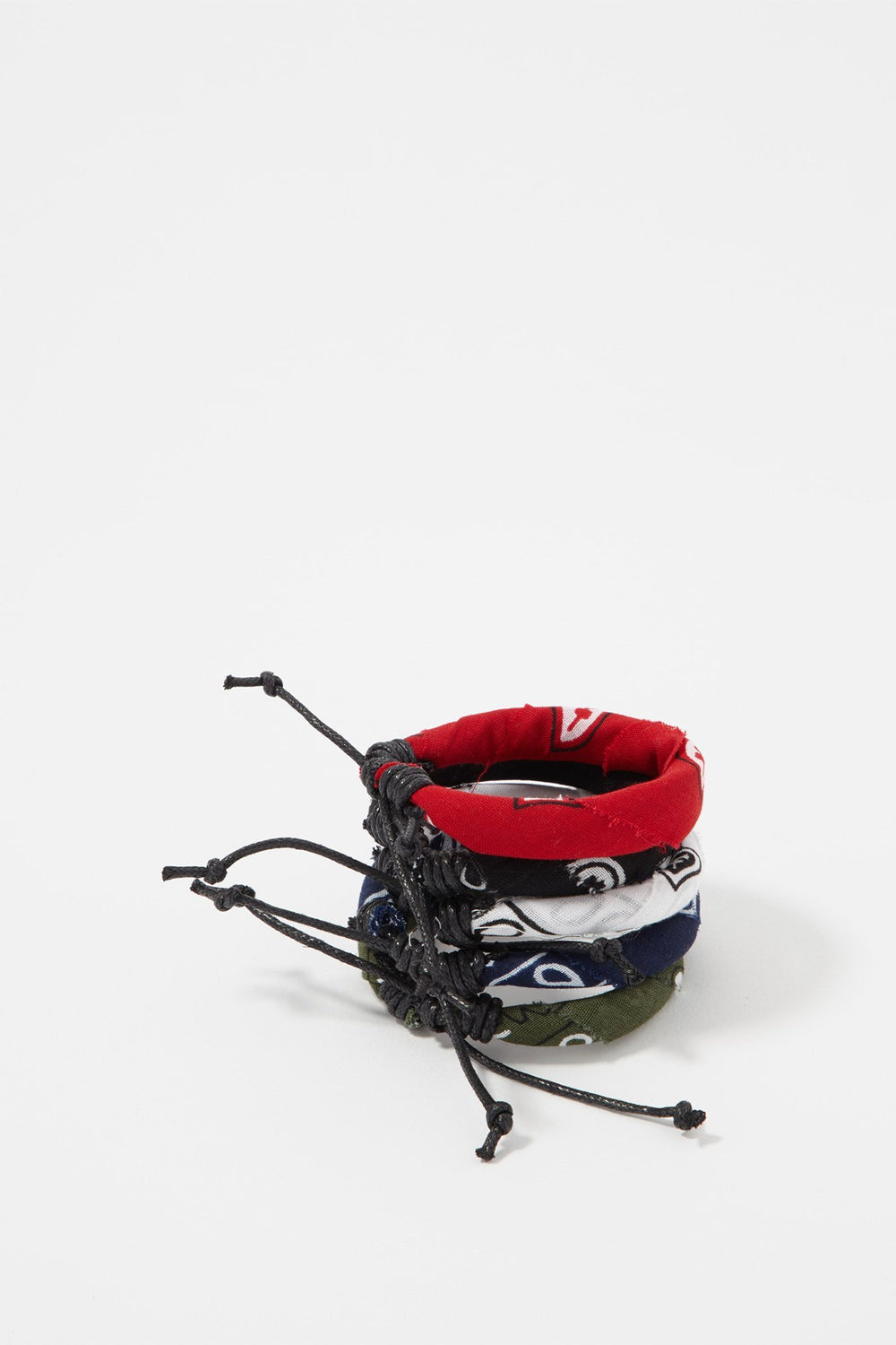 Men Bandana Bracelet Set Multi