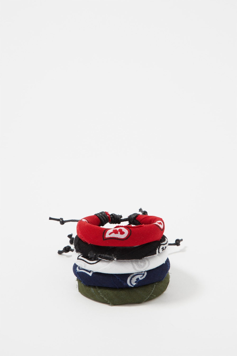 Men Ensemble de bracelets de style bandana Multi