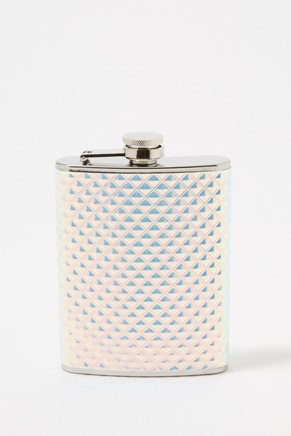 Women Metallic Textured Flask Multi