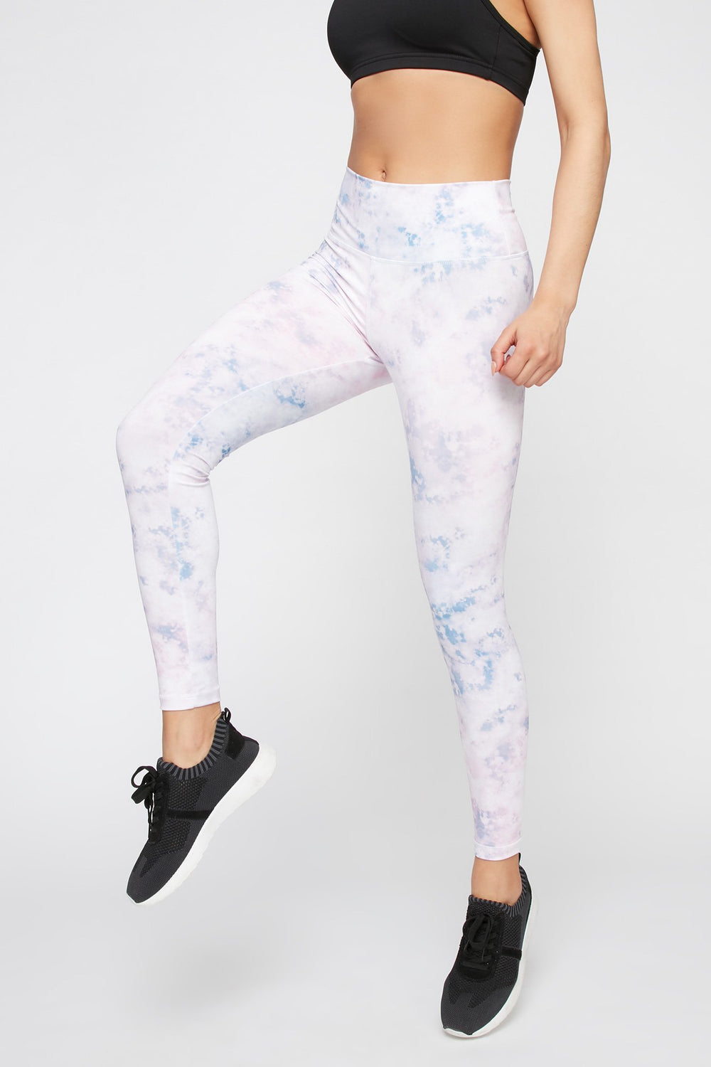 Women Tie-Dye High-Rise Power Legging Multi