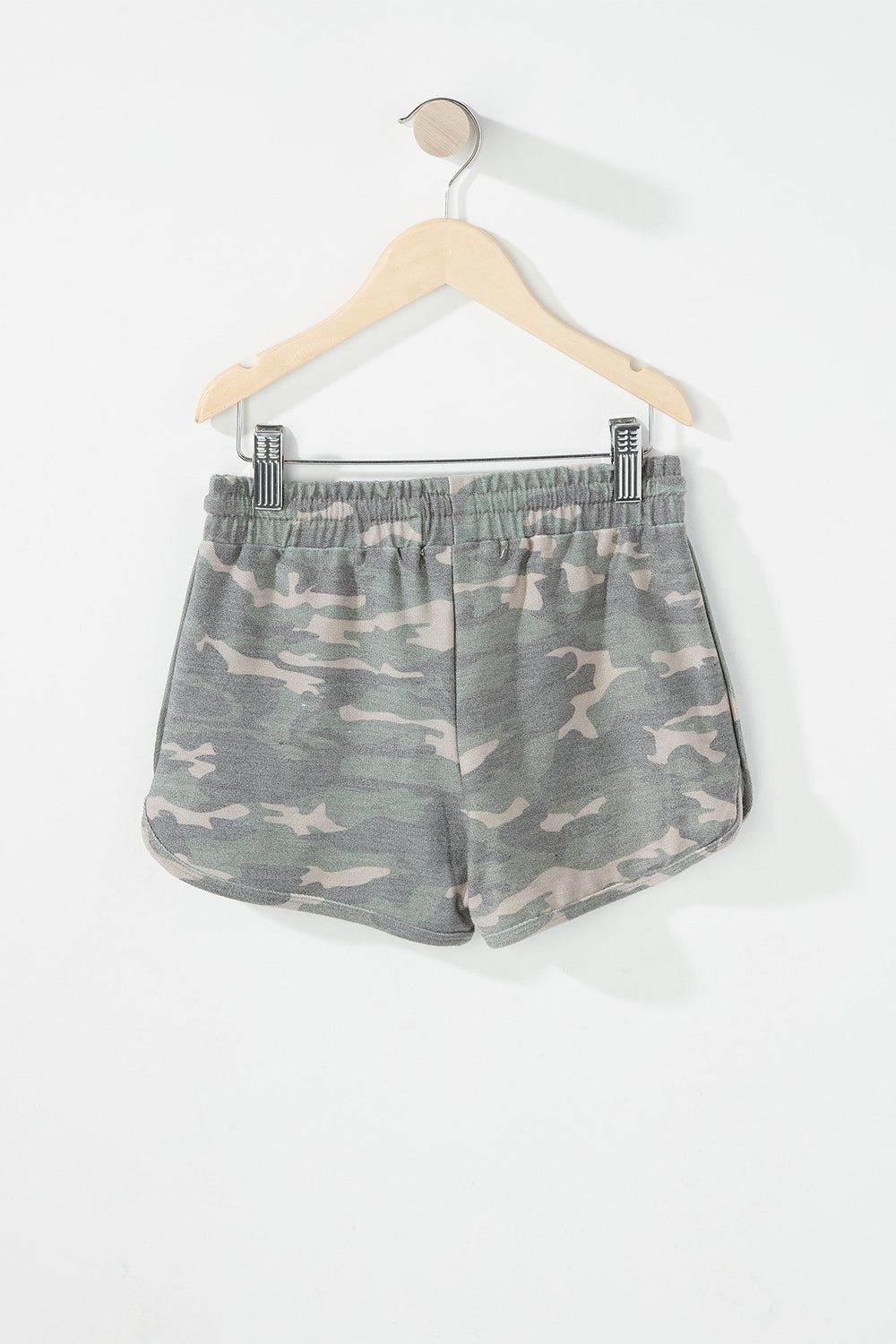 Kids Girls Dolphin Hem Drawstring Short Multi