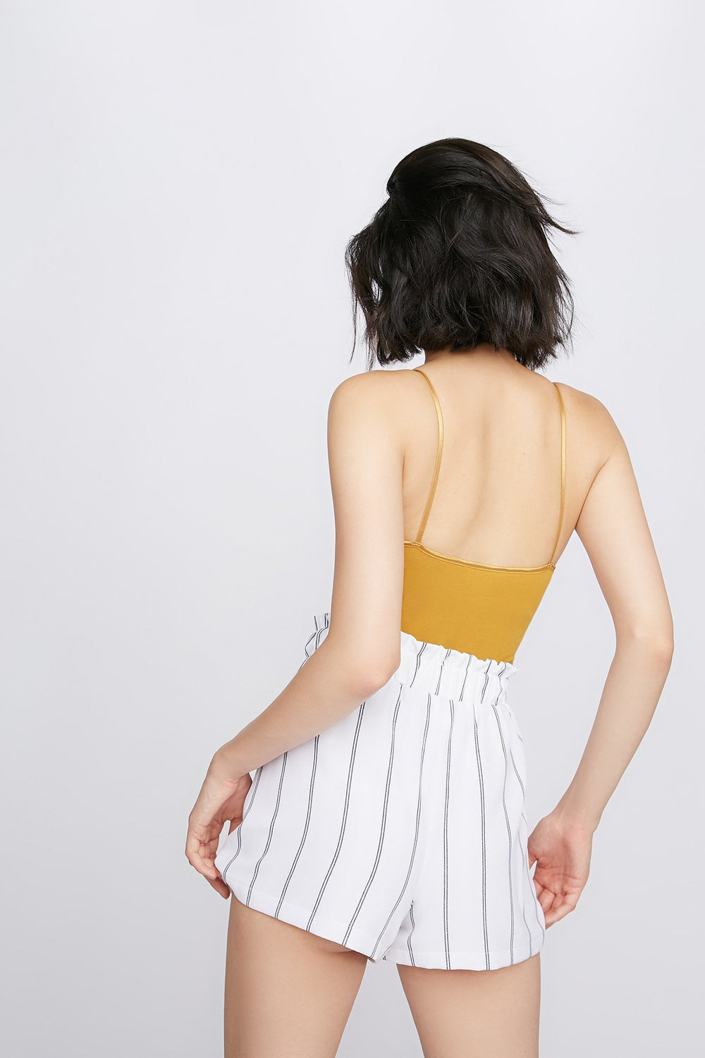 Women Super Stretch Basic Camisole Mustard