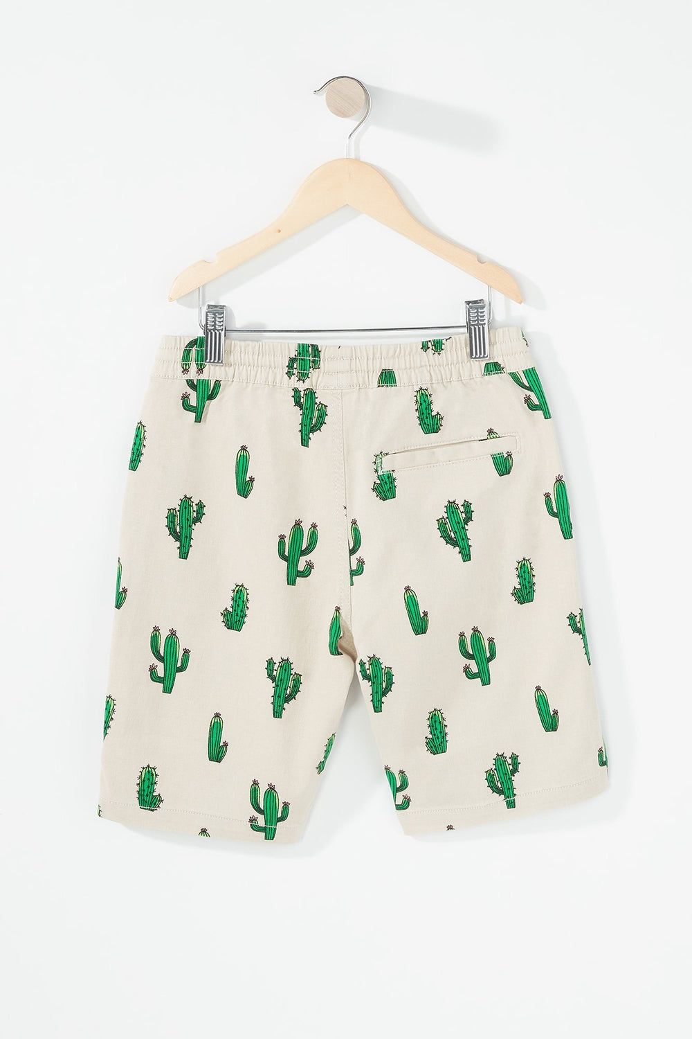 Kids Boys Printed Drawstring Slim Short Natural