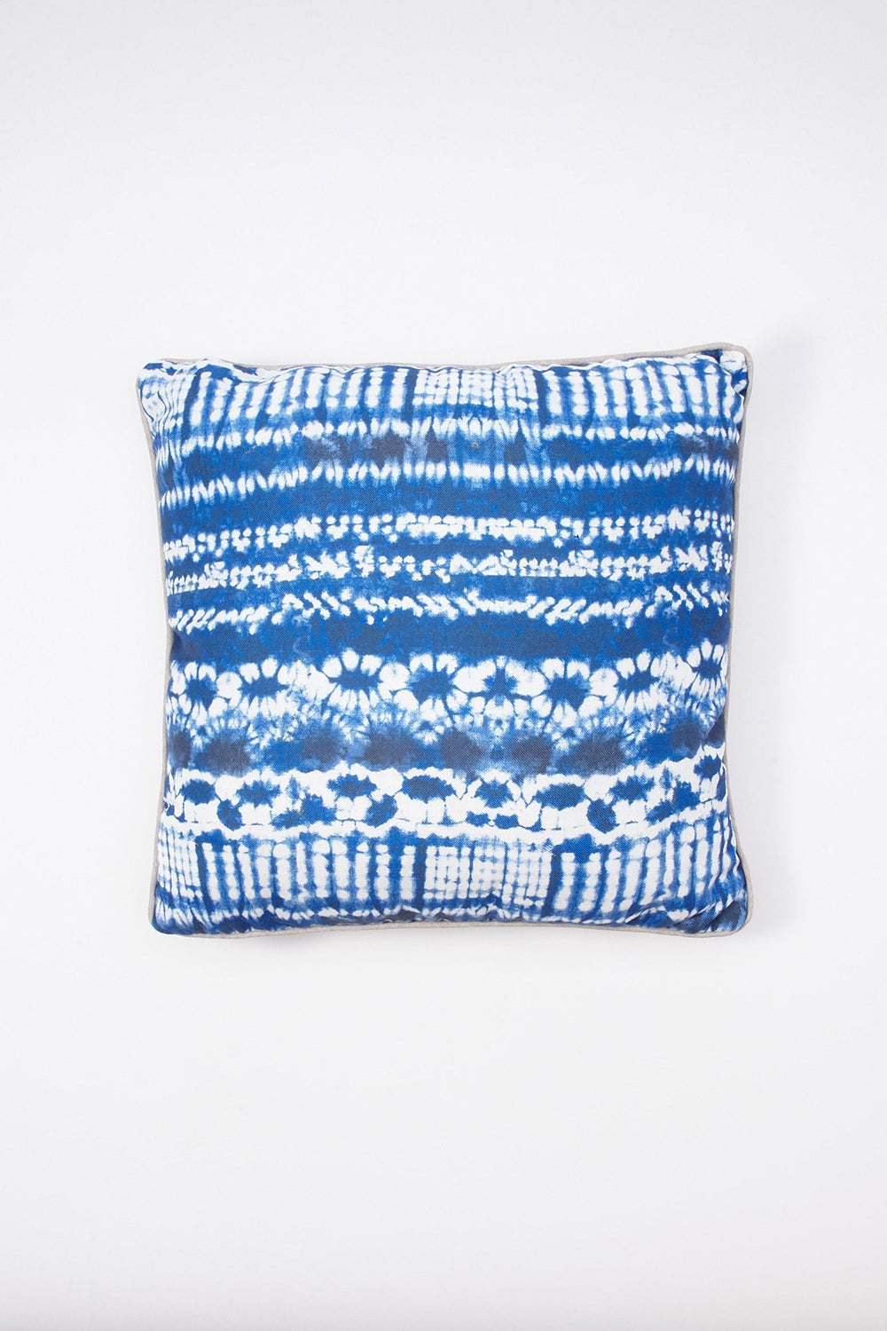 Women Canvas Tie-Dye Decorative Pillow Navy