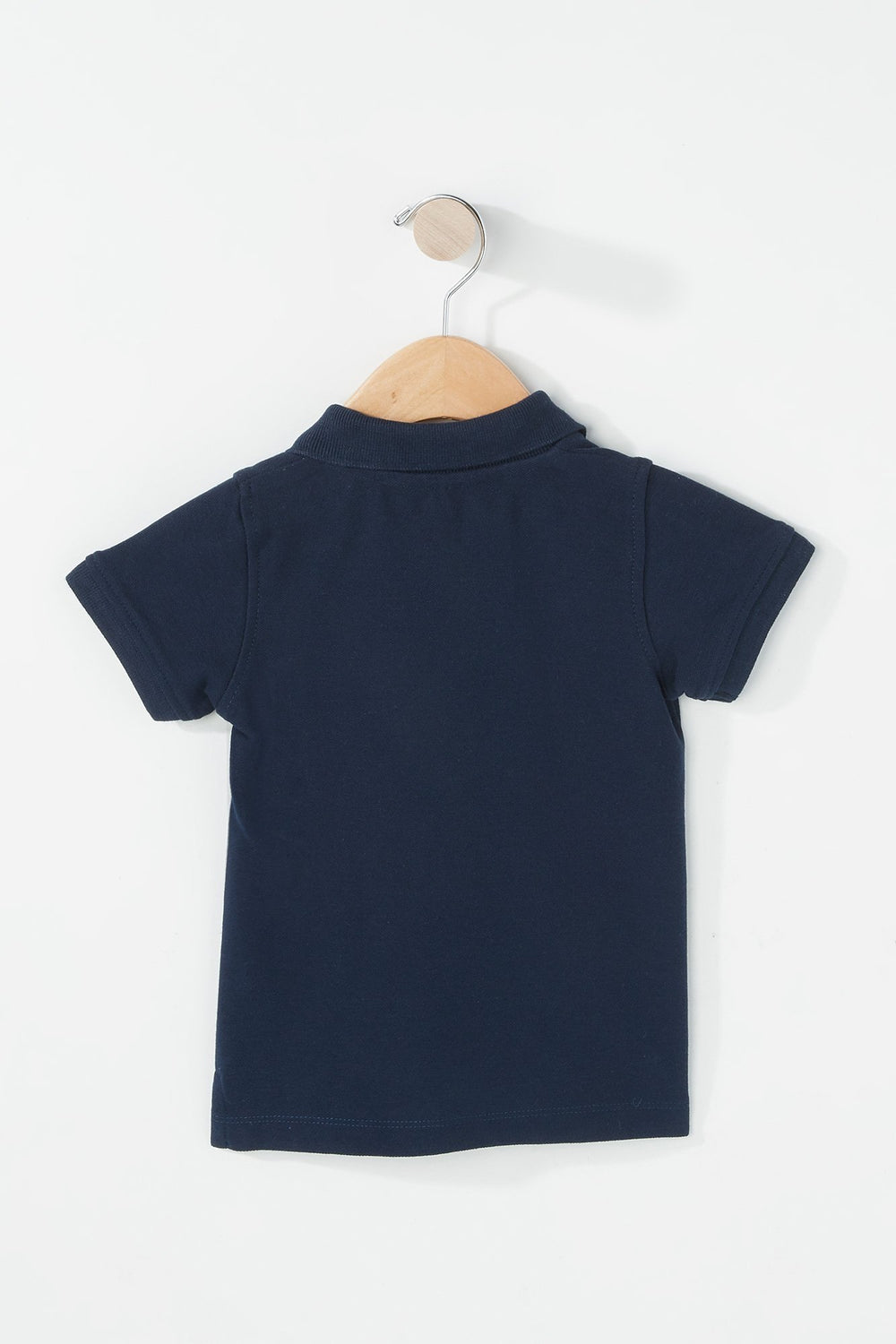 Kids Baby Boy Lightweight Collared Polo Shirt Navy