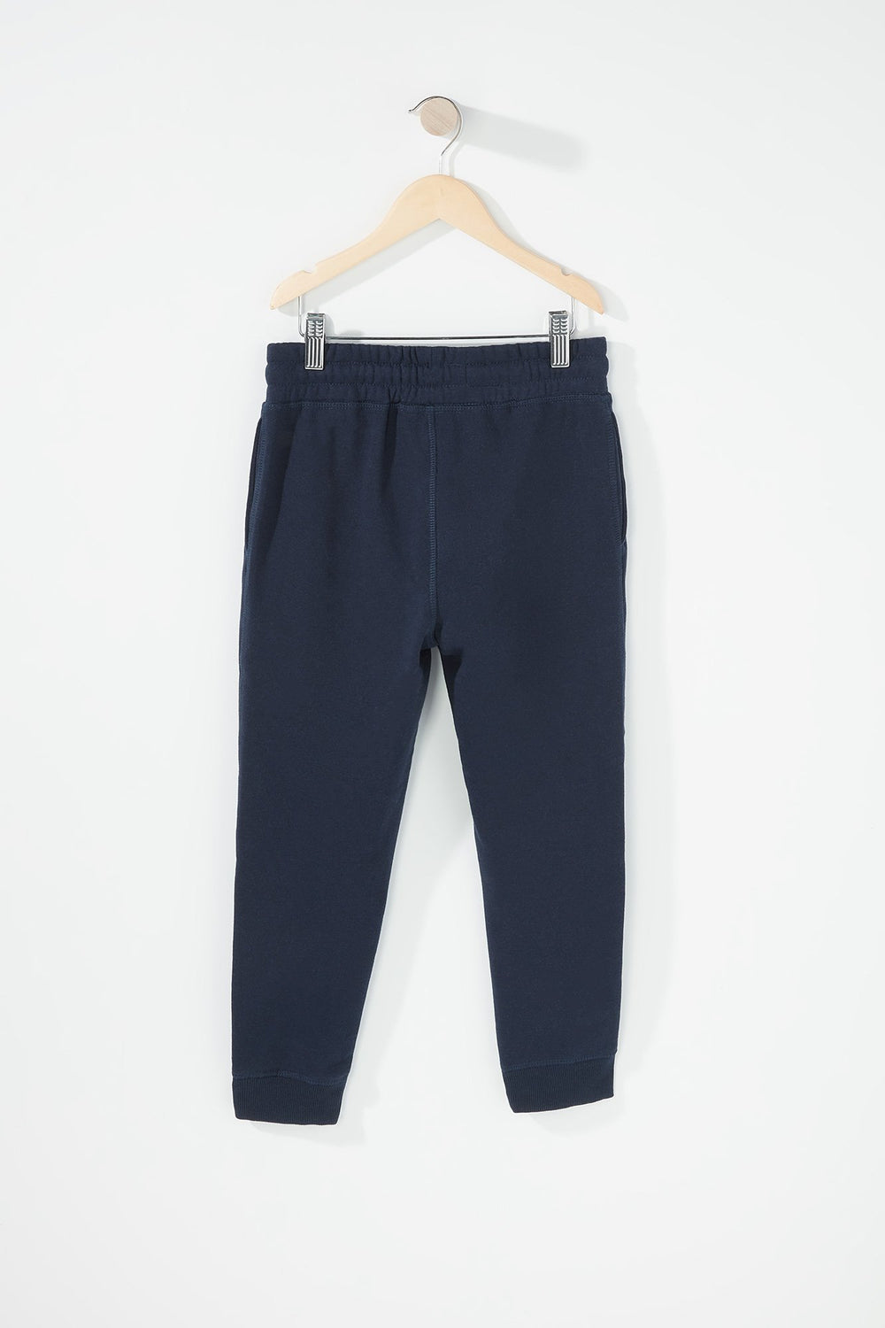 Kids Boys Drawstring Fleece Jogger Navy