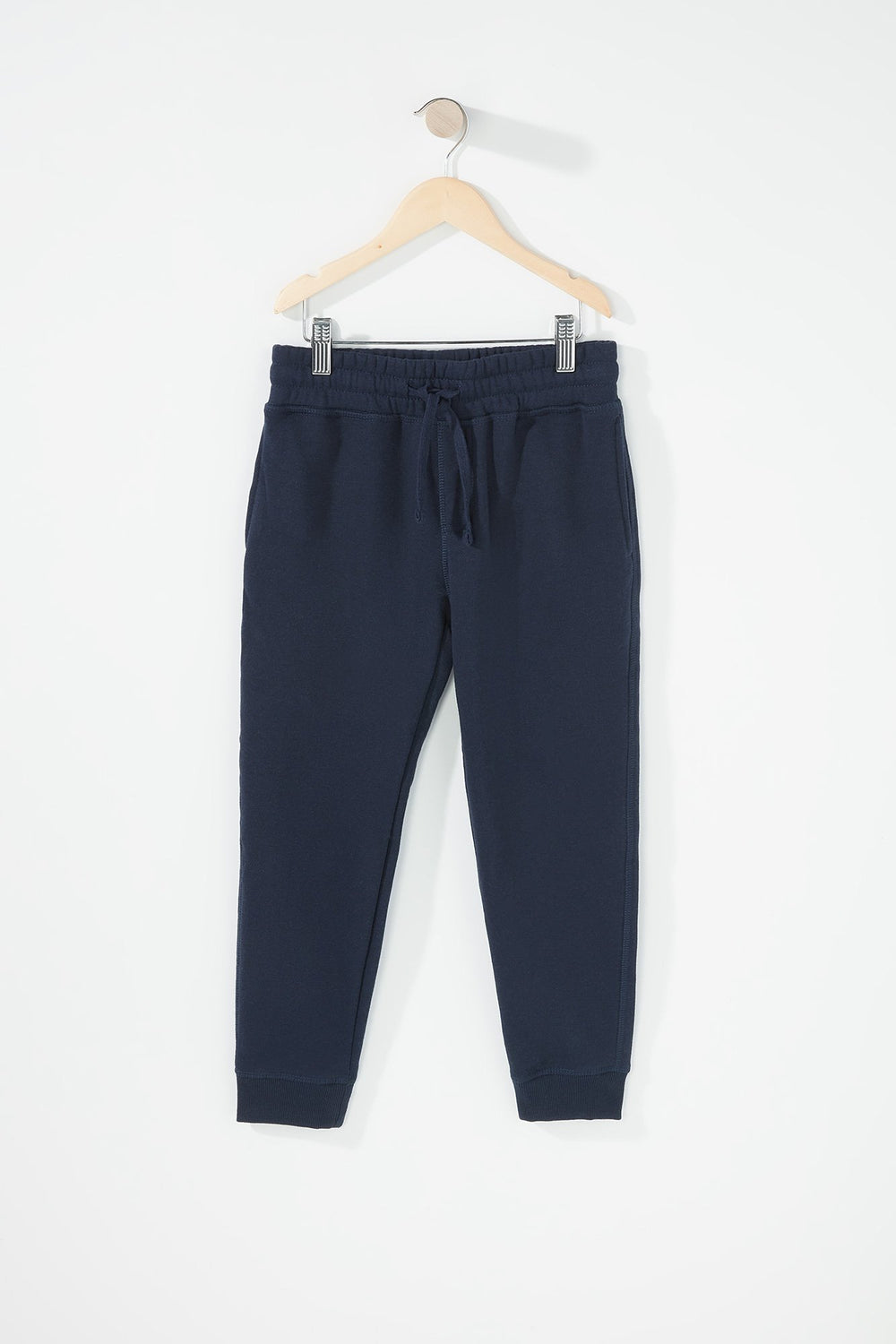 Kids Boys Drawstring Fleece Jogger Navy