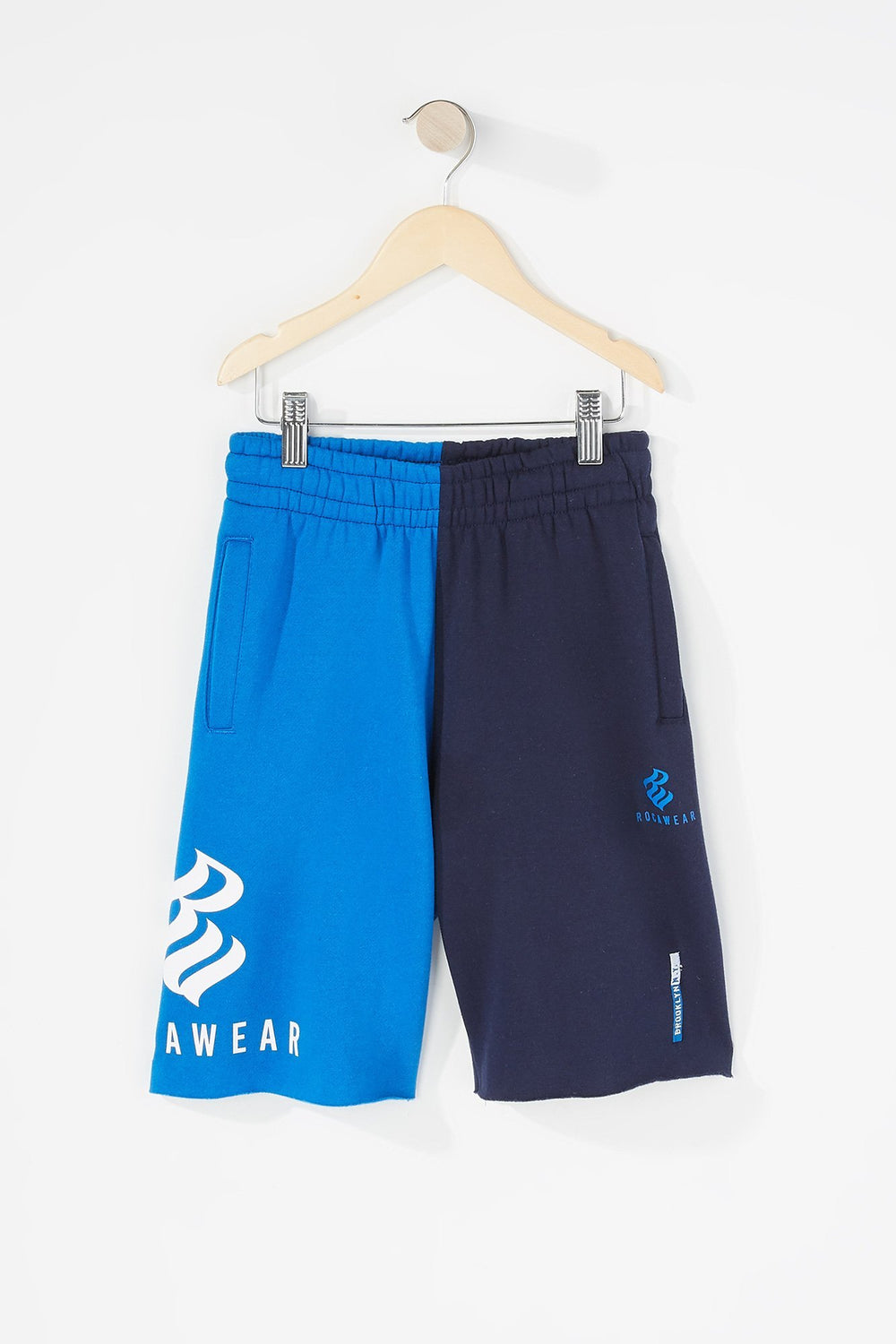 Kids Boys Rocawear Colour Block Fleece Short Navy