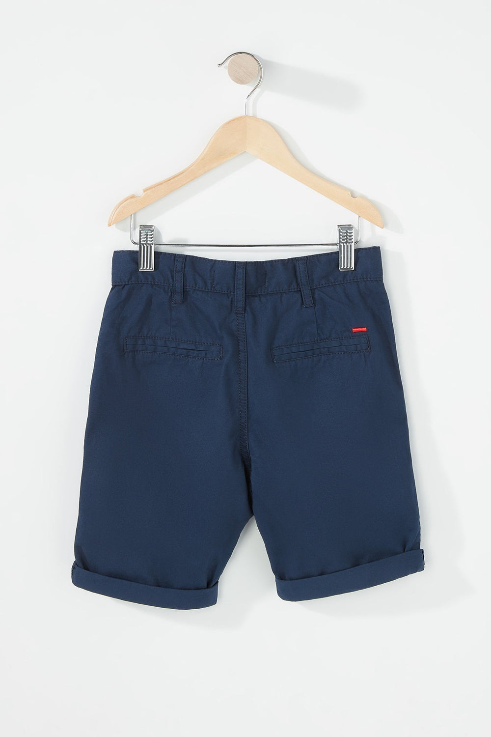 Kids Boys Roll-Up Chino Short Navy