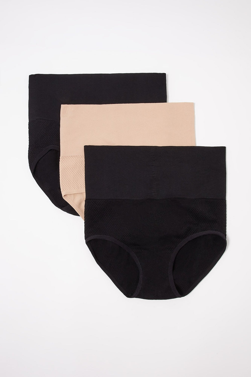 Women Culotte Smooth Shaper à taille haute (3 unités) Noir