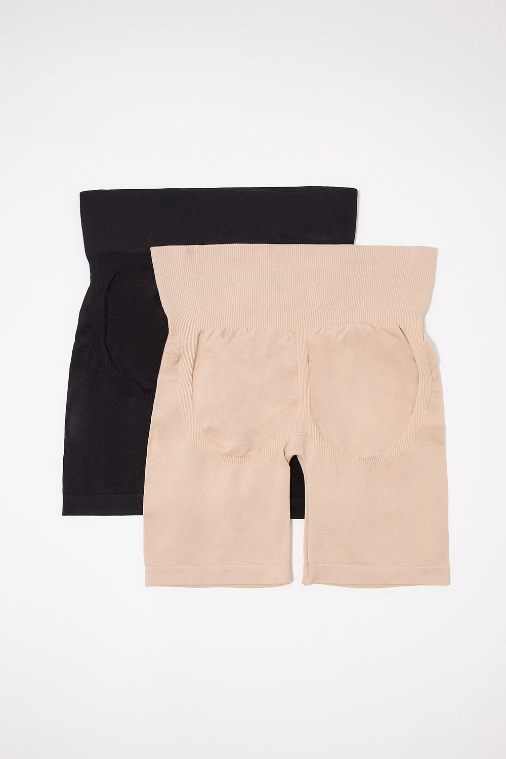 Women Short Smooth Shaper Tummy Control (2 unités) Noir