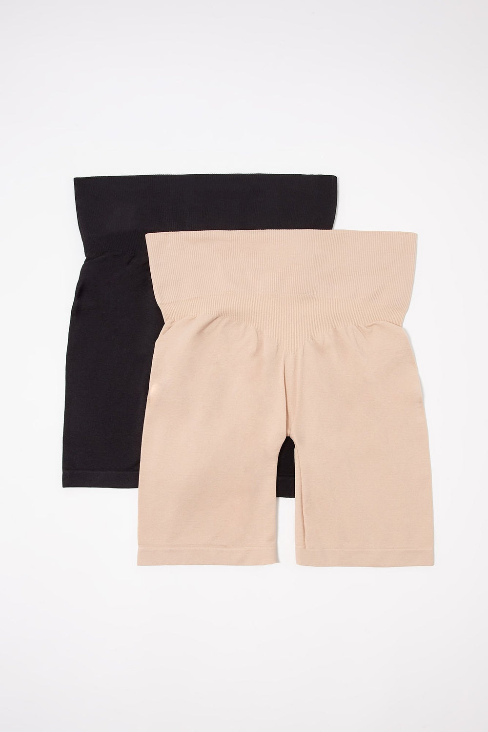 Women Short Smooth Shaper Tummy Control (2 unités) Noir