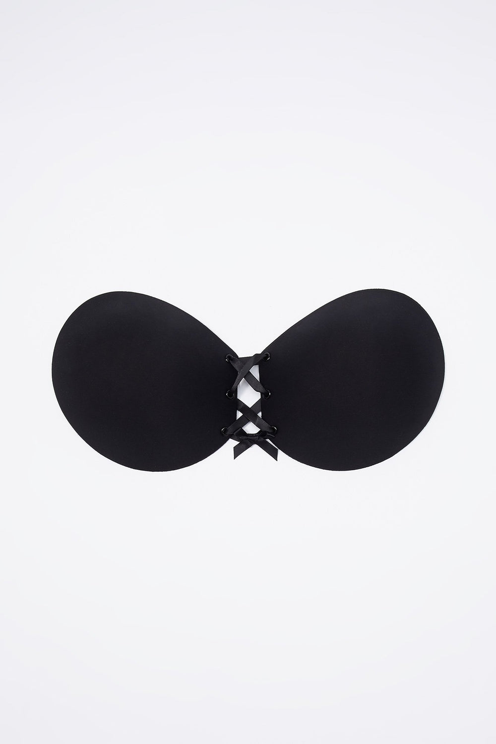 Women Soutien-gorge doublé en silicone avec attache avant Noir