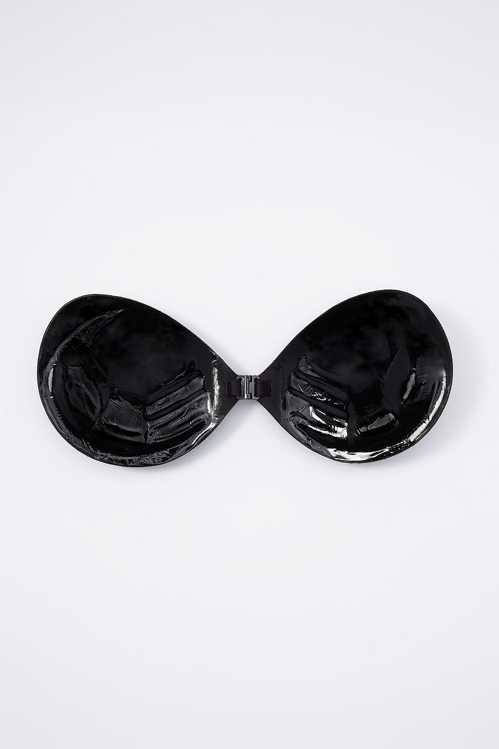 Women Soutien-gorge pigeonnant doublé en silicone Noir