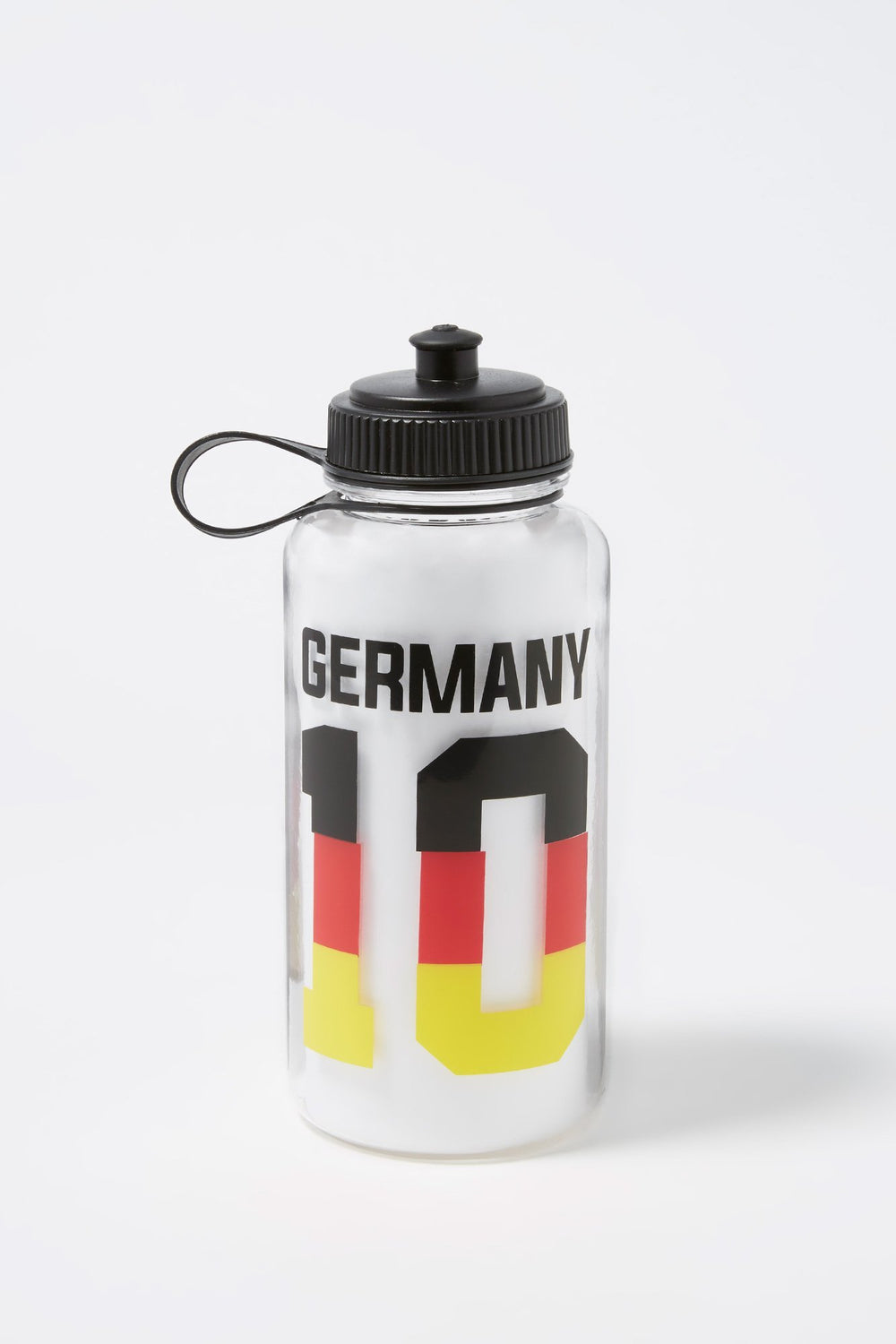 Women Bouteille d'eau à imprimé World Cup Noir